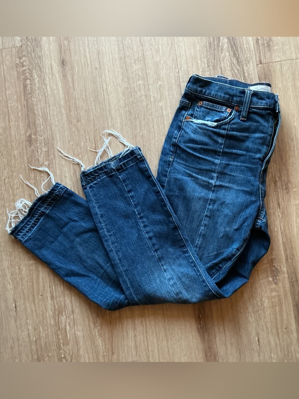 Madewell High Rise Slim Boyfriend Jeans